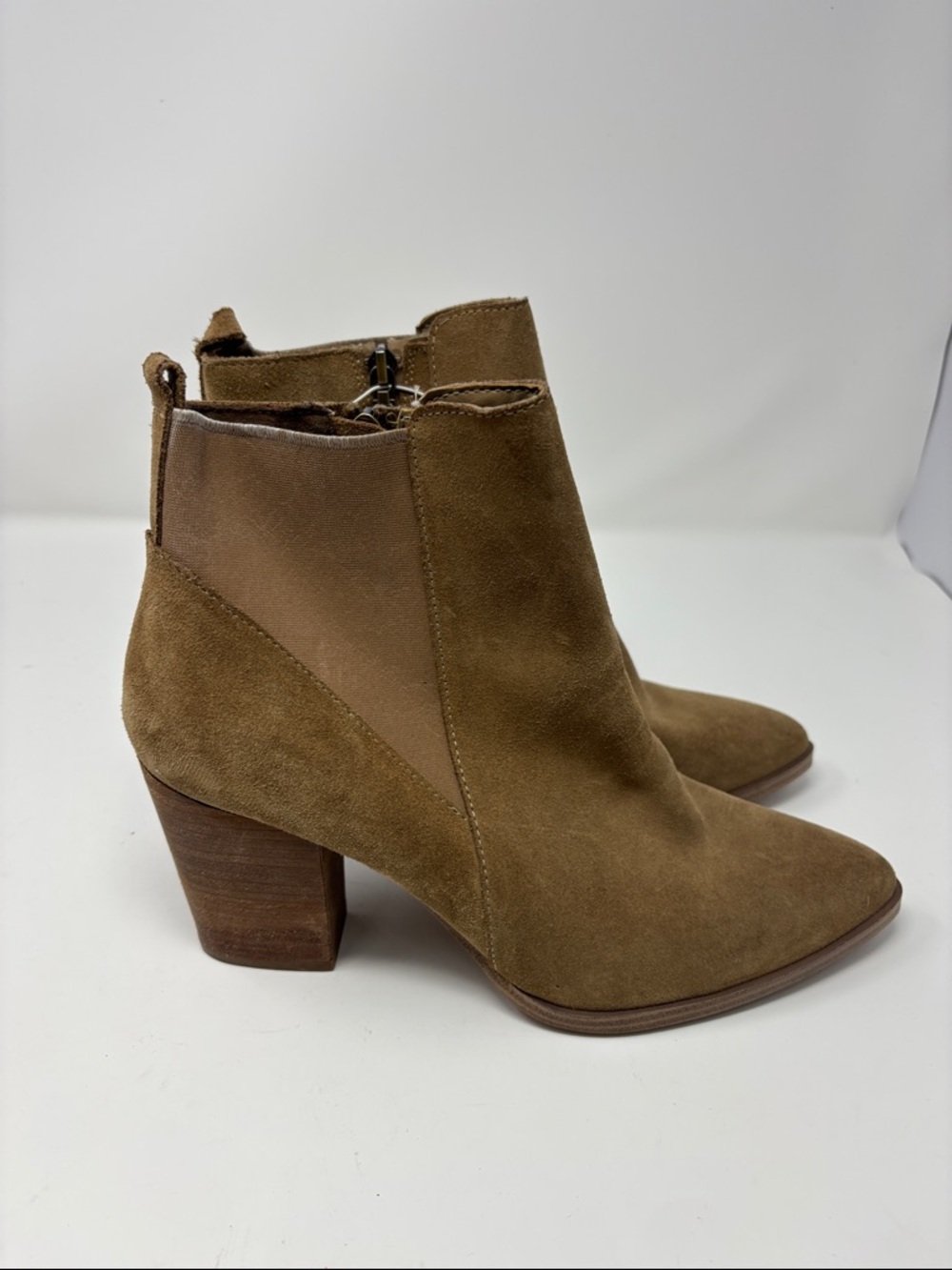 Blondo | waterproof Suede Ankle Boots in Brown – Women 10 - Picture 7 of 8